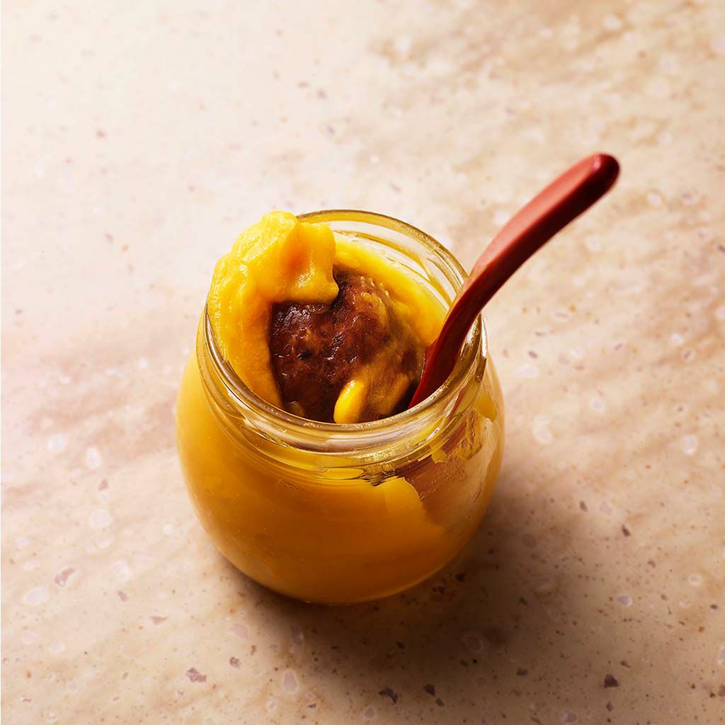 まるごと丹波栗入り蜜芋プリン